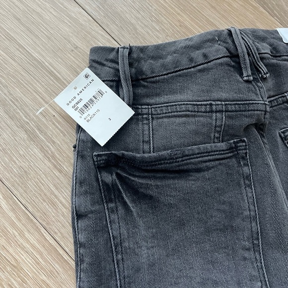 Women's Black Jeans Good American Size 2 - Picture 7 of 7